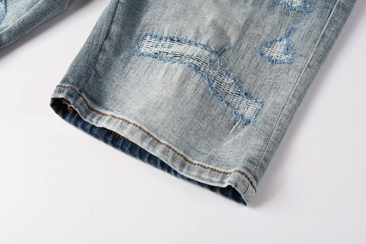 Amiri Fashion Denim Shorts 6011