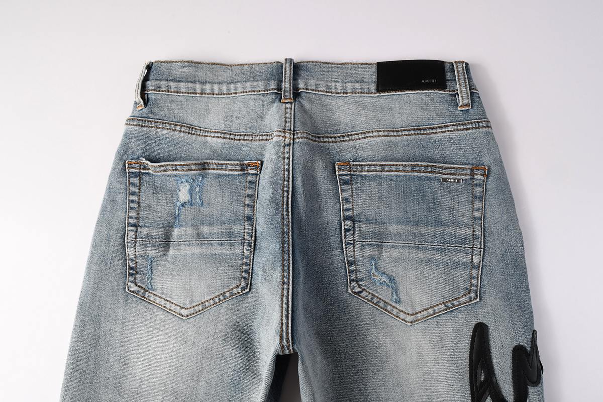 Amiri Fashion Denim Shorts 6011