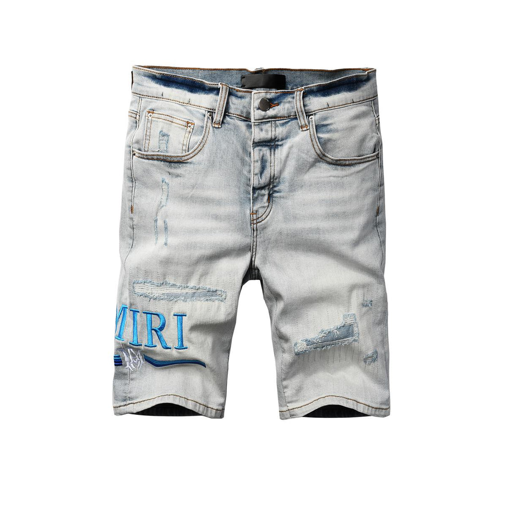 Amiri Fashion Denim Shorts 6012