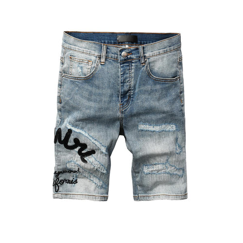 Amiri Fashion Denim Shorts 6011