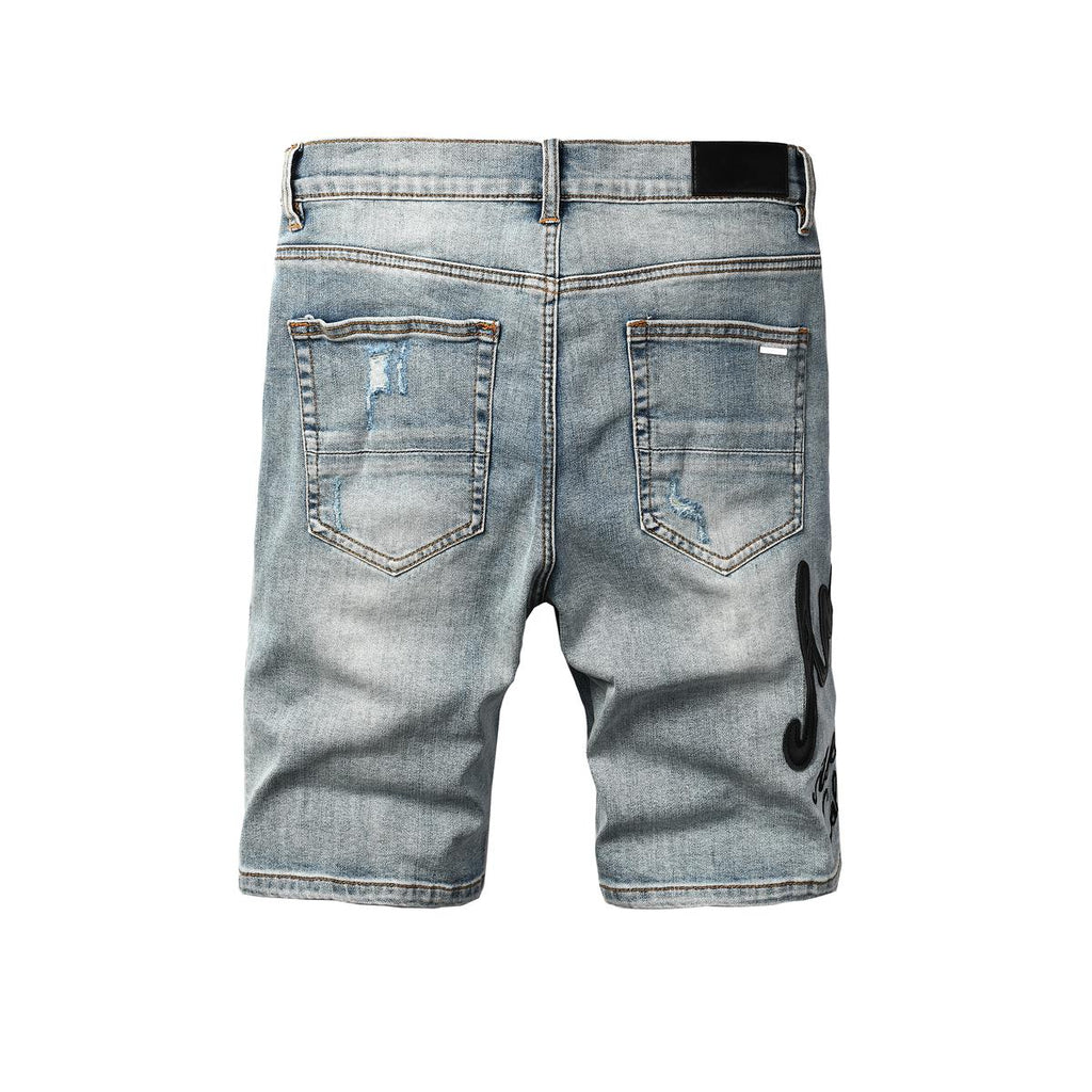 Amiri Fashion Denim Shorts 6011