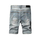Amiri Fashion Denim Shorts 6011