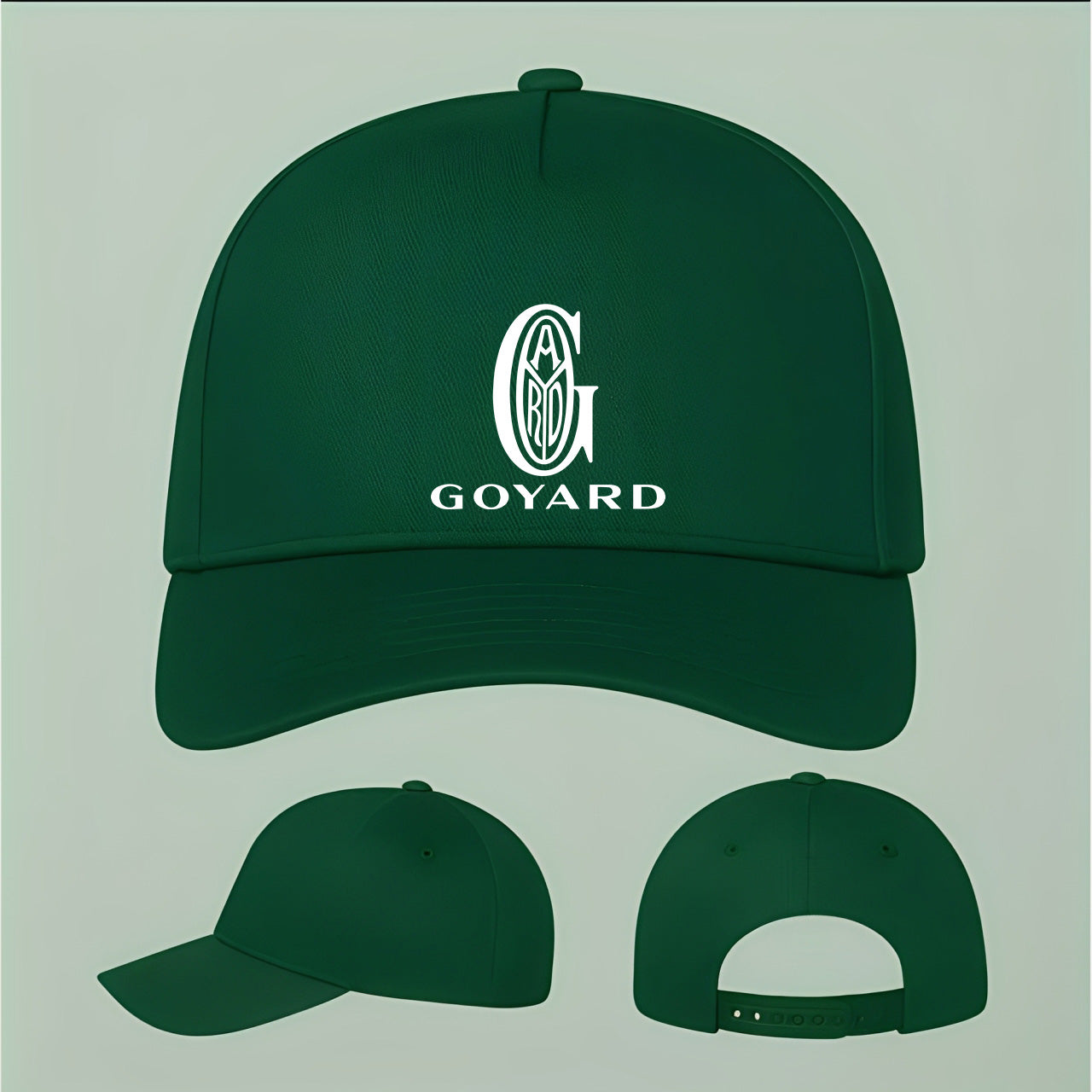 Goyard Five Panel Twill Snapback Cap
