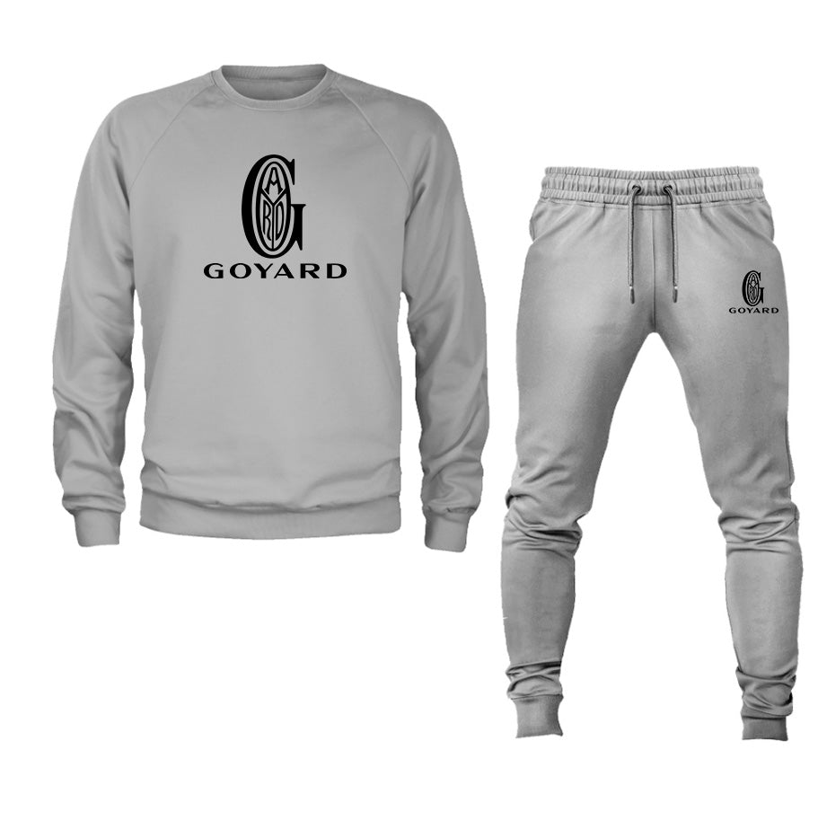 Men's Goyard Crewneck Sweatshirt Joggers Suit