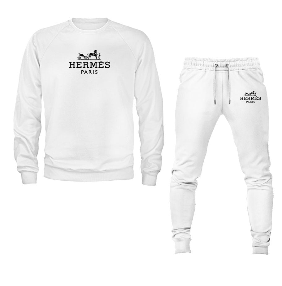 Men's Hermes Crewneck Sweatshirt Joggers Suit