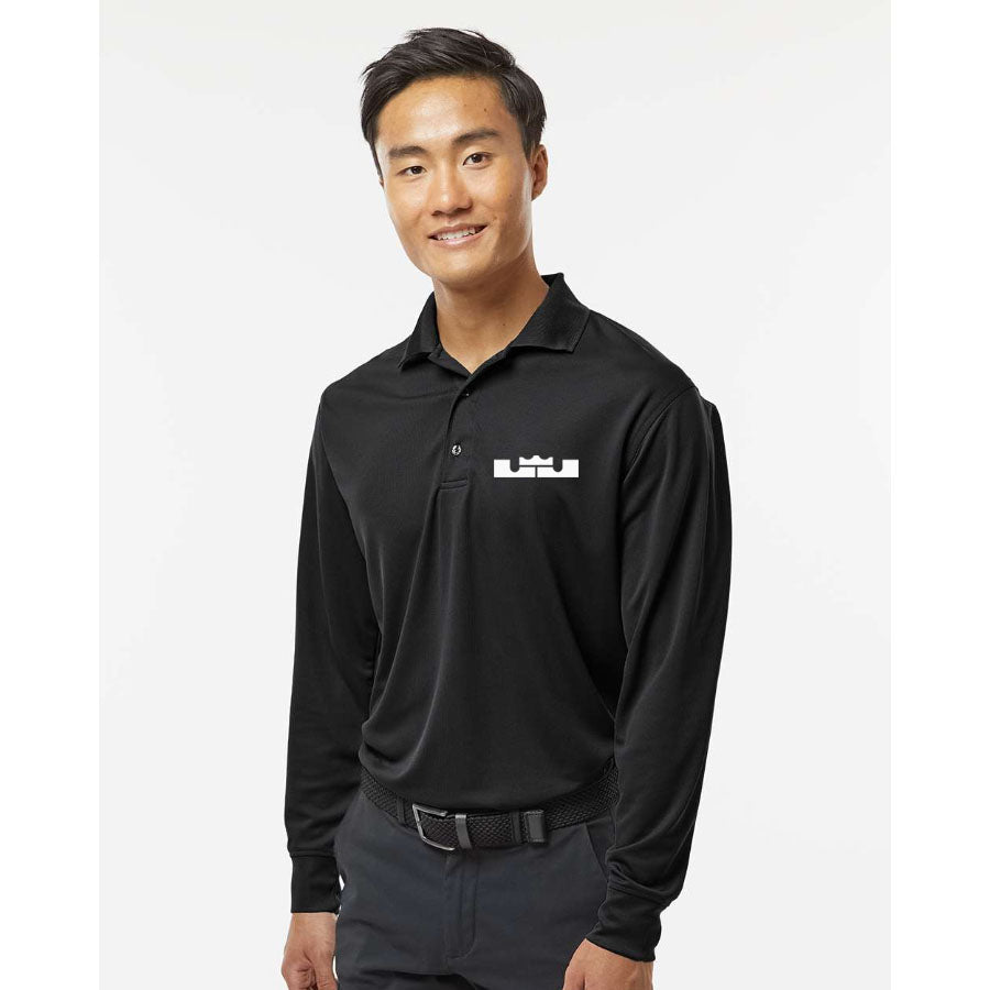 Men's Lebron James - Paragon - Prescott Long Sleeve Polo - 110