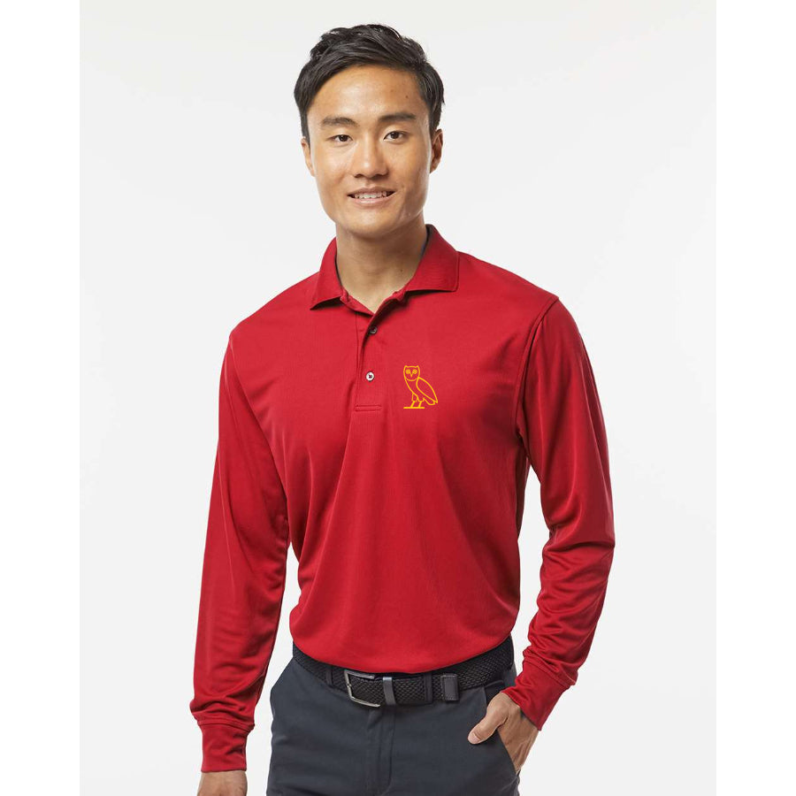 Men's OVO Owl - Paragon - Prescott Long Sleeve Polo - 110