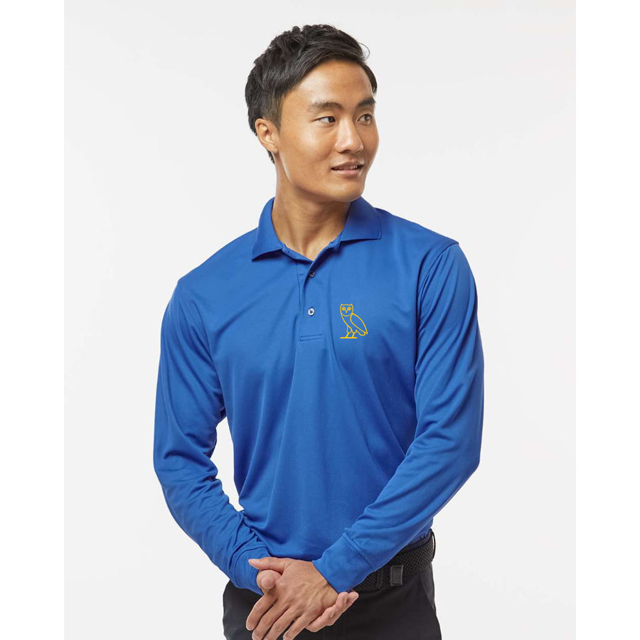 Men's OVO Owl - Paragon - Prescott Long Sleeve Polo - 110