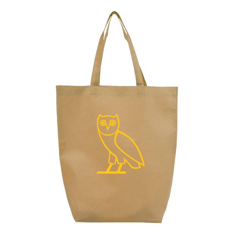OVO Owl Q-Tees - Non-Woven Gusset Bottom Tote - Q1251