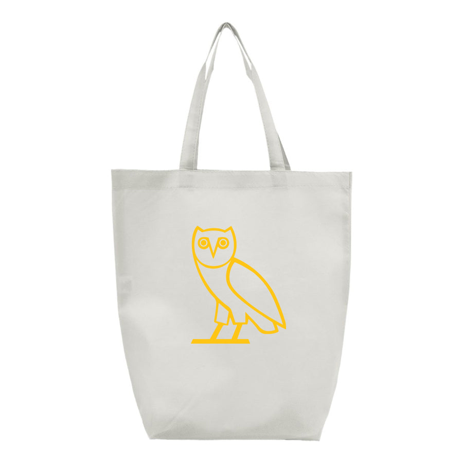 OVO Owl Q-Tees - Non-Woven Gusset Bottom Tote - Q1251