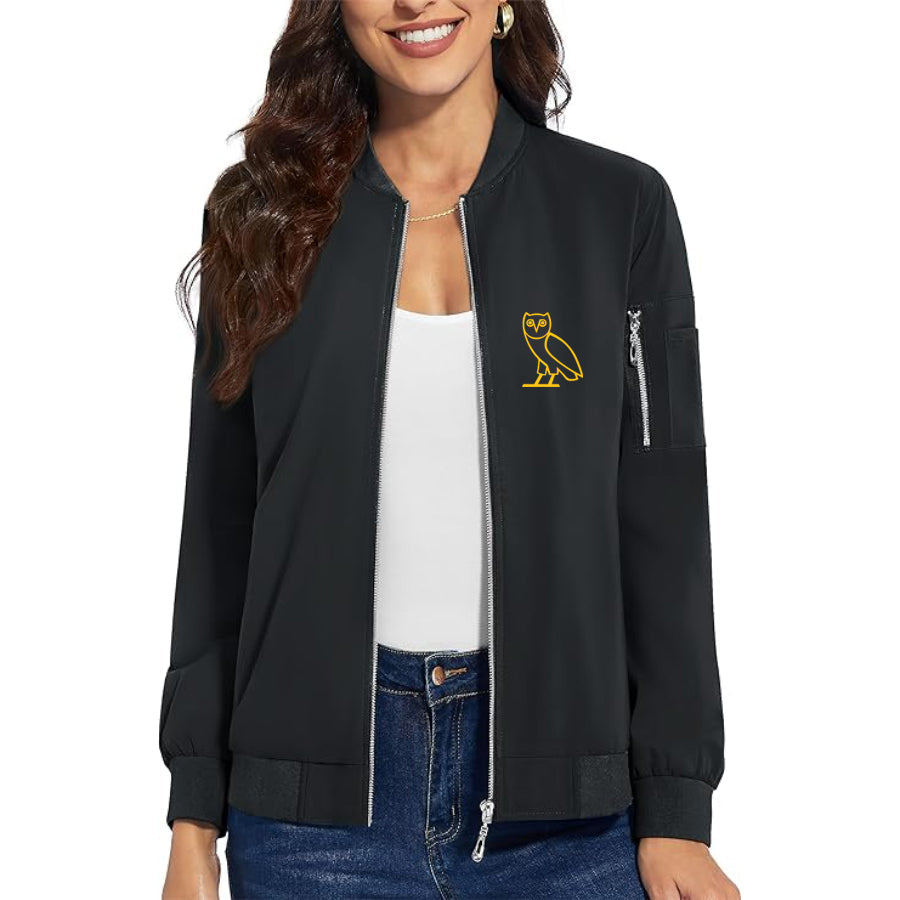 Women's OVO Owl Premium Bomber Jacket Outerwear