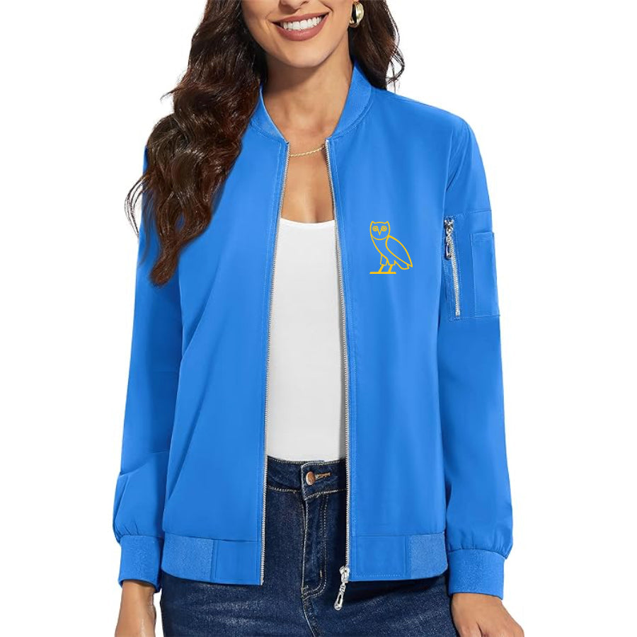 Women's OVO Owl Premium Bomber Jacket Outerwear