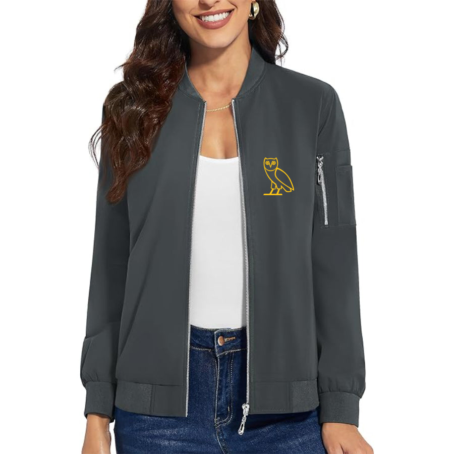 Women's OVO Owl Premium Bomber Jacket Outerwear