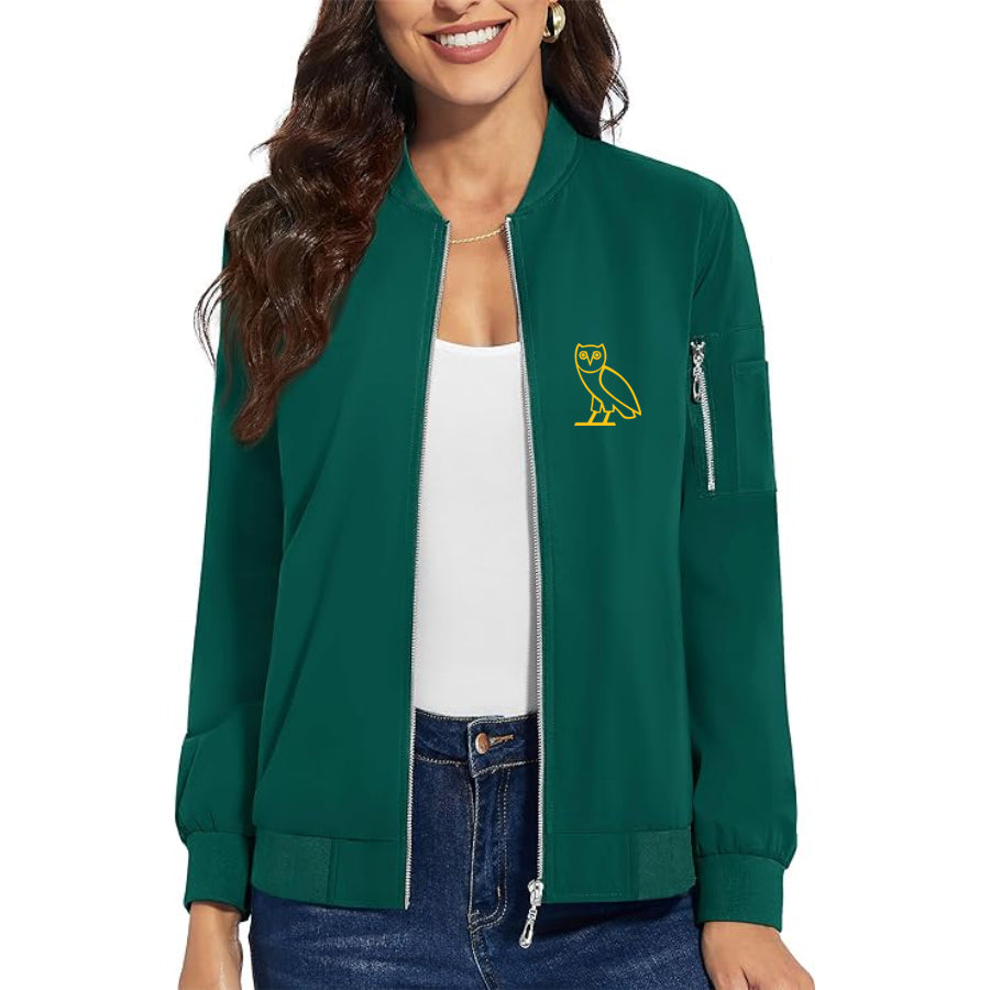Women's OVO Owl Premium Bomber Jacket Outerwear