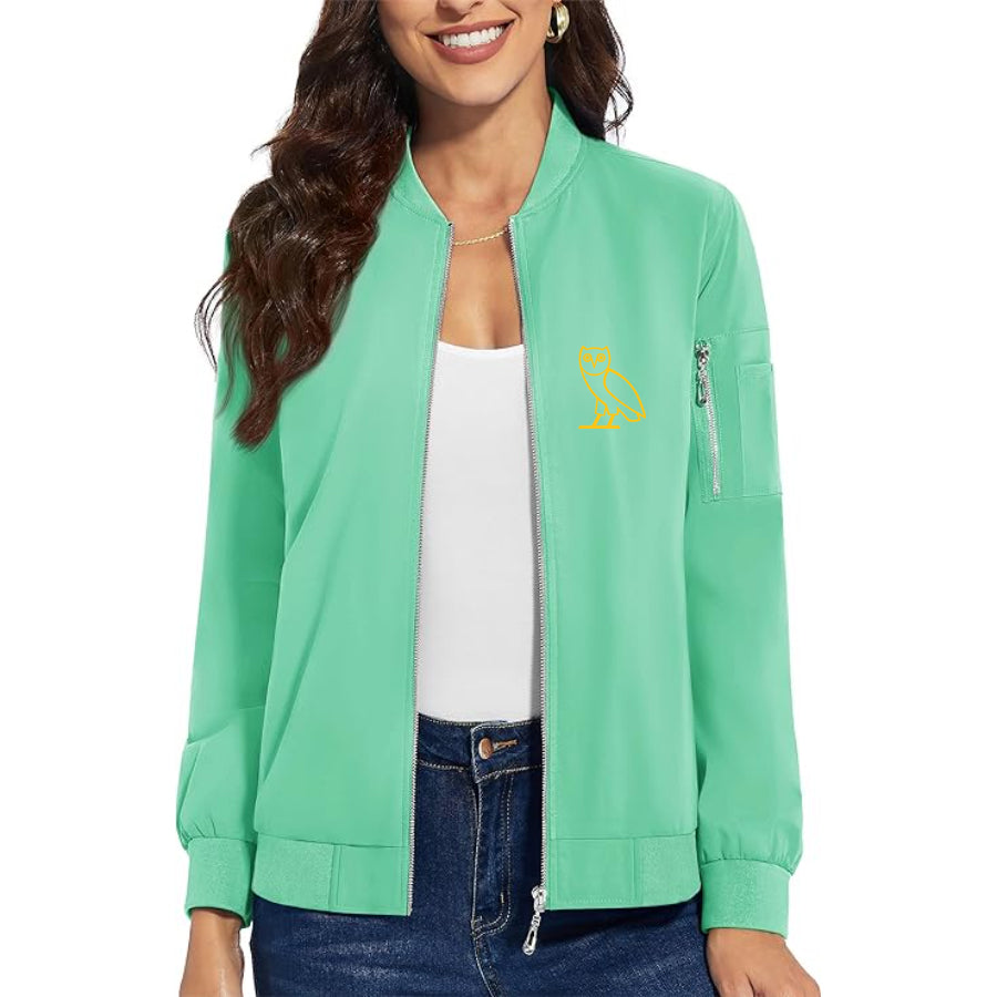 Women's OVO Owl Premium Bomber Jacket Outerwear
