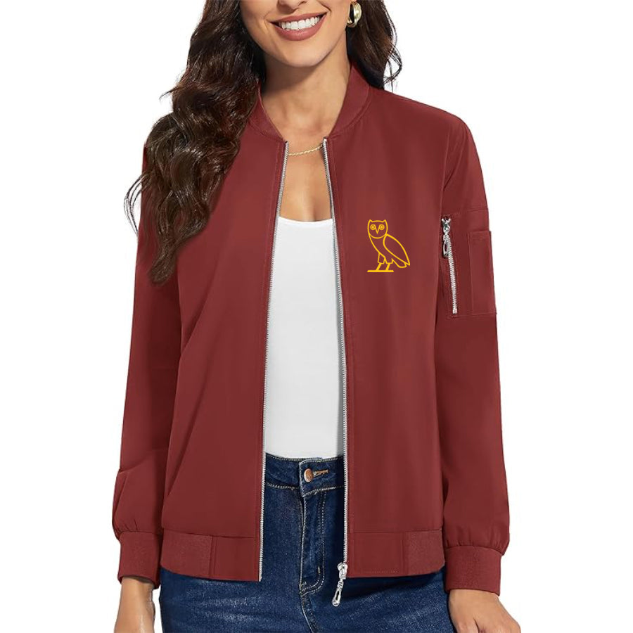 Women's OVO Owl Premium Bomber Jacket Outerwear