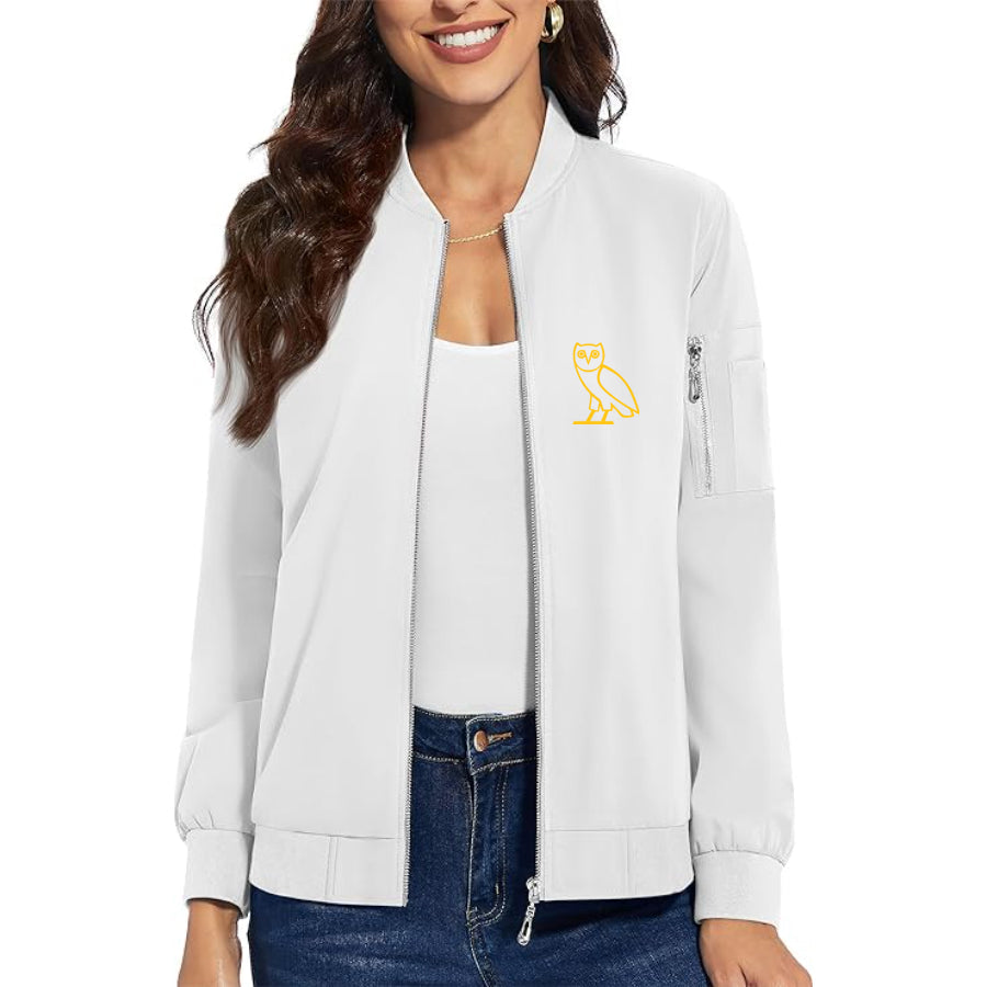Women's OVO Owl Premium Bomber Jacket Outerwear