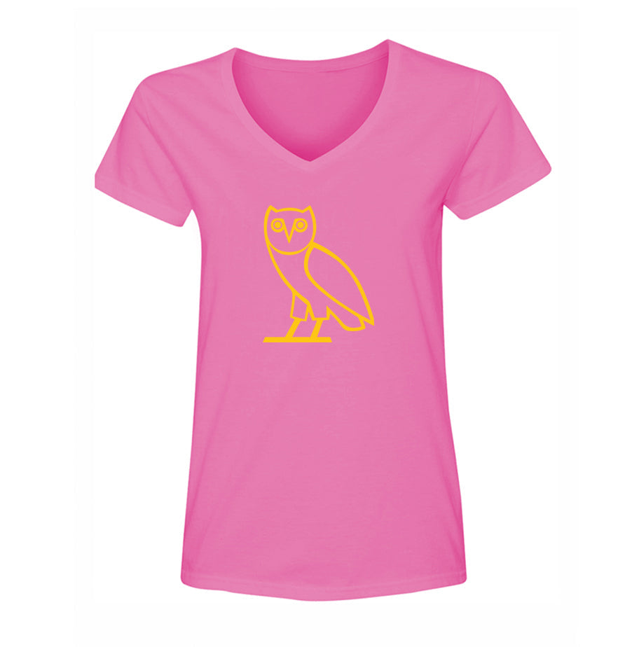 Women's OVO Owl V Neck T-Shirt