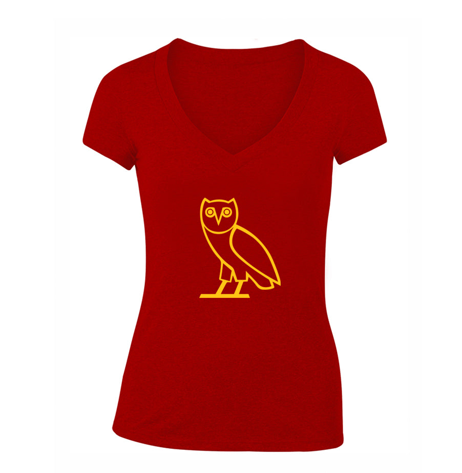 Women's OVO Owl V Neck T-Shirt
