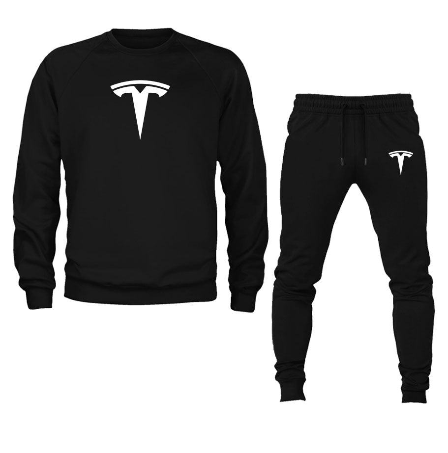 Men's Tesla Crewneck Sweatshirt Joggers Suit