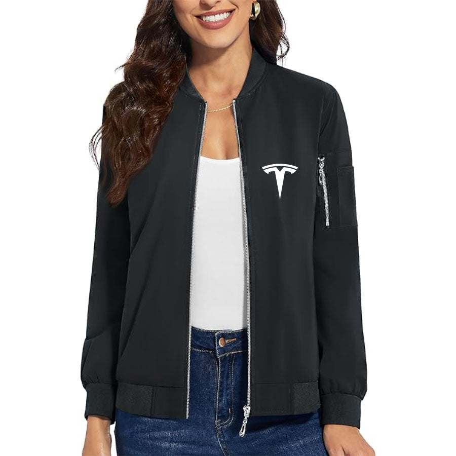 Women's Tesla Premium Bomber Jacket Outerwear