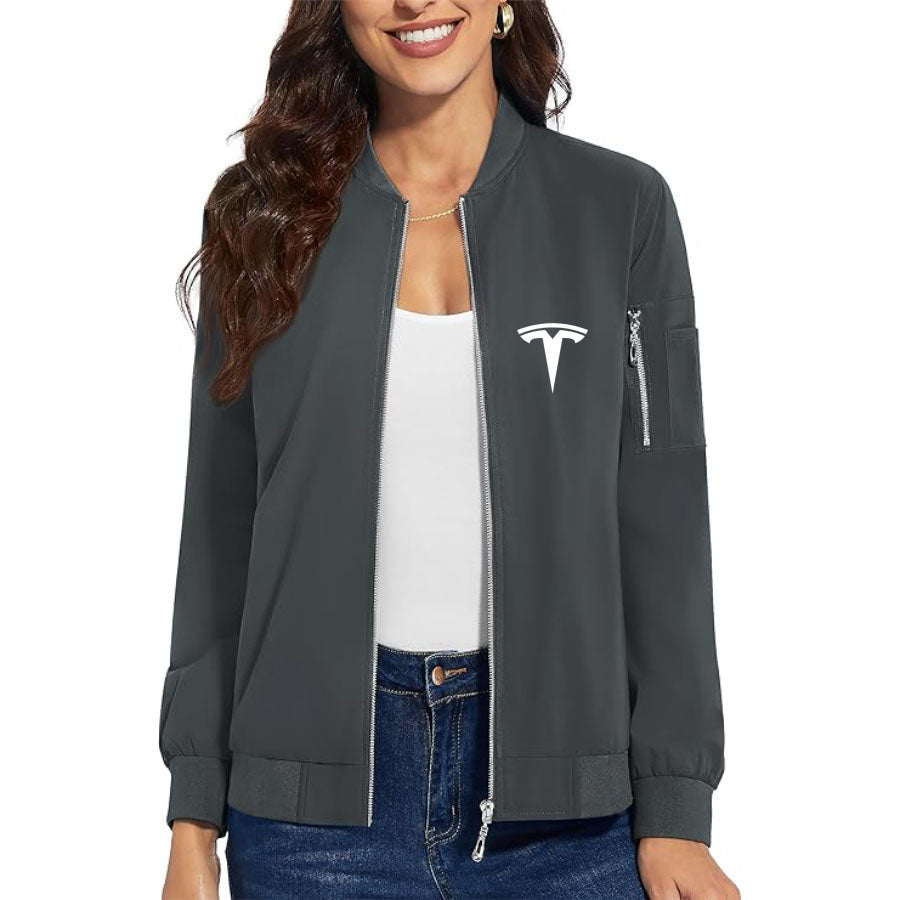 Women's Tesla Premium Bomber Jacket Outerwear