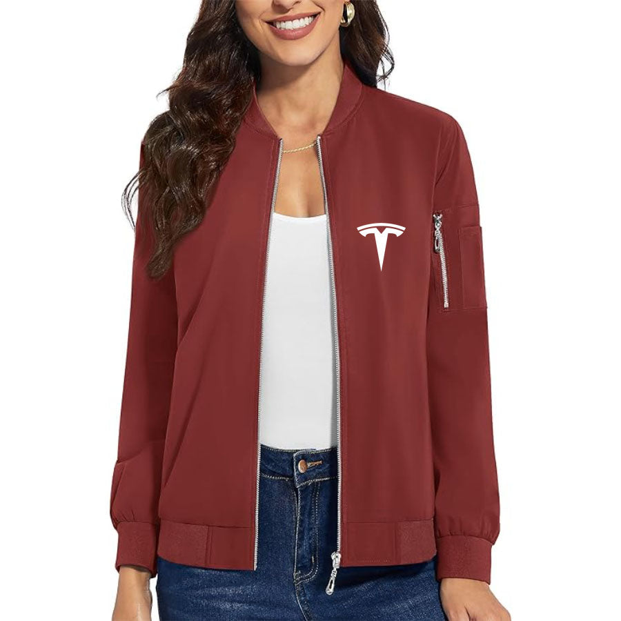Women's Tesla Premium Bomber Jacket Outerwear