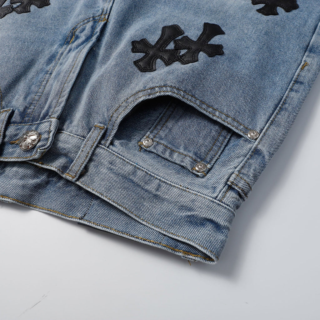 Chrome Hearts New Denim shorts 9919