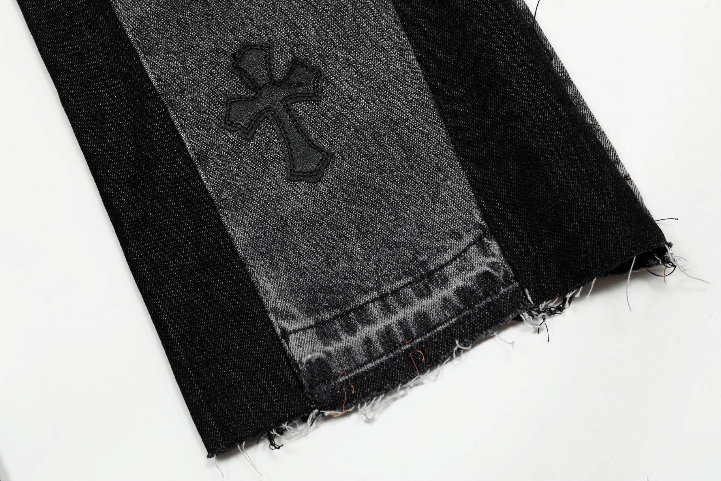 Chrome Hearts Gallery Dept Cross Patch Flare Denim Jeans