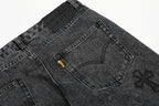 Chrome Hearts Gallery Dept Cross Patch Flare Denim Jeans